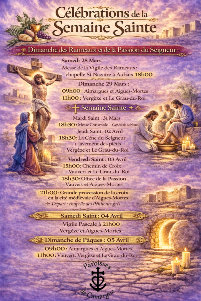 Célébrations de la Semaine Sainte