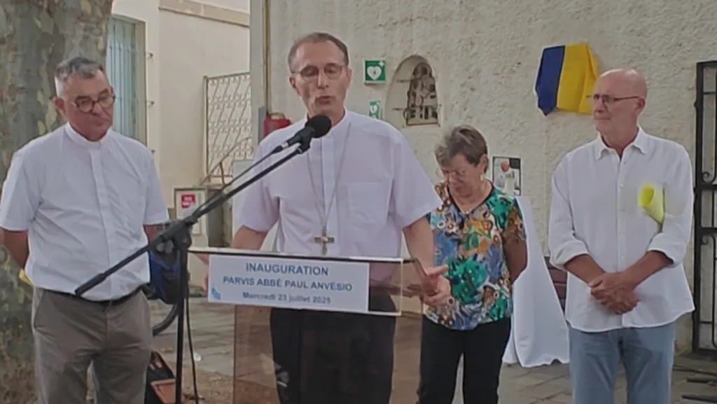 Inauguration du parvis Paul ANVÉSIO
