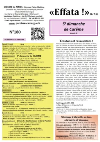 5e dimanche de Carême - Année A