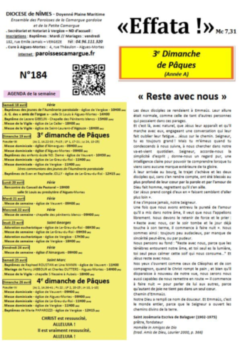 Dimanche de la Divine Miséricorde