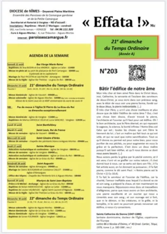 22e Dimanche du Temps Ordinaire 22e Dimanche du Temps Ordinaire