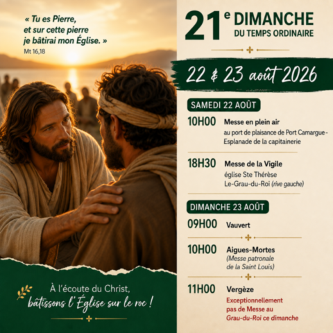 21e Dimanche du Temps Ordinaire 21e Dimanche du Temps Ordinaire