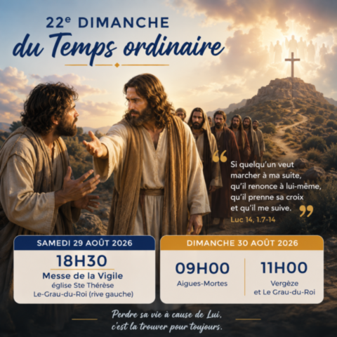 22e Dimanche du Temps Ordinaire 22e Dimanche du Temps Ordinaire